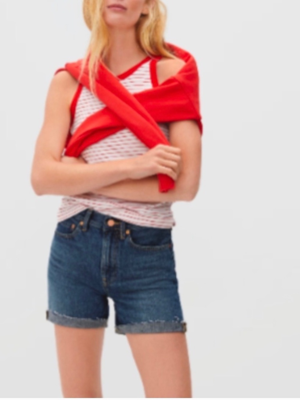 Everlane Dark Wash Jean Shorts, Size 26